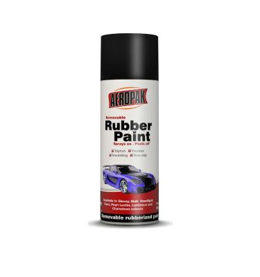 China Washable Removable Rubber Spray Paint Anti Acid With Good Color Stability for sale