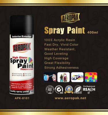 Aeropak 400ml Rich Colors Fluorescent Paint Spray - China Spray Paint, High  Quality Fluorescent Paint