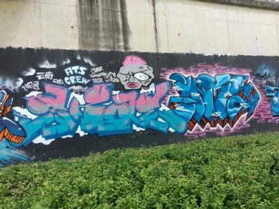 China Kundenspezifische Graffiti-wasserbasierte Sprühfarbe nicht schädlich für Schrank/Zaun zu verkaufen