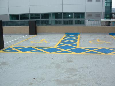 China High Temp Line Marking Spray Paint / Yellow And White Athletic Marking Paint for sale