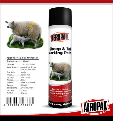 China Eco Friendly Marking Spray Paint , Fast Drying Pig / Cattle / Sheep Marking Paint for sale
