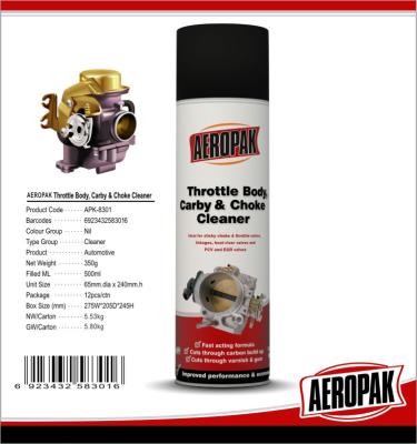 China 450ml Car Cleaning Products  , Carburetor Cleaner Spray For Pvc Valve Grease for sale