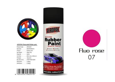 China 0.3 Pressure Inside Rubber Based Spray Paint Fluo Rose Color With SGS Certificate for sale