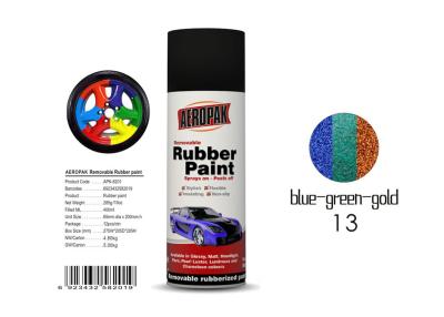 China Insulate Rubber Coat Spray Paint Chameleon Blue - Green - Gold Color For Car Body for sale