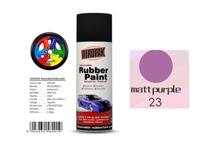 China High Efficiency Rubber Coat Spray Paint Matt Purple Color For Wood for sale