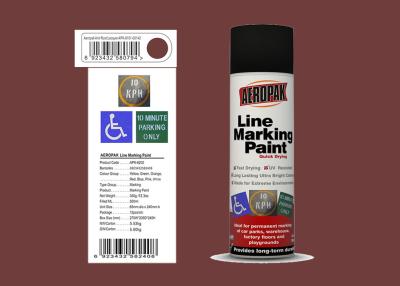 China AEROPAK anti rust lacquer Line Marking Spray Paint for road with MSDS for sale