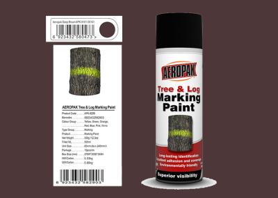 China Deep Brown Marking Spray Paint  ROHS Certificate For Railroad Ties for sale
