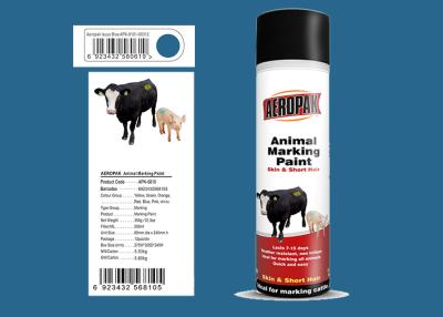 China Lsuzu Blue Animal Marking Paint AEROPAK Brand ROHS Certificated For Sheep for sale