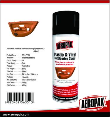 China 400ml Quick Dry Spray Paint , Automotive Aerosol Paint Direct To Plastic for sale