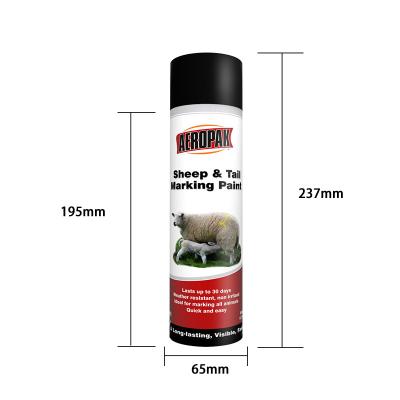 China Acrylic 500ml Aerosol Animal Marking Paint Spray ISO9001 for sale