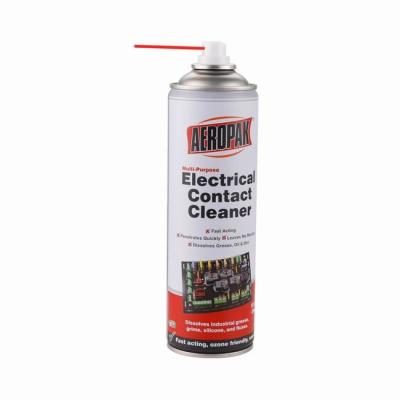 China Tinplate Can Industrial Cleaning Products Aeropak 500ml Electrical Contact Cleaner for sale