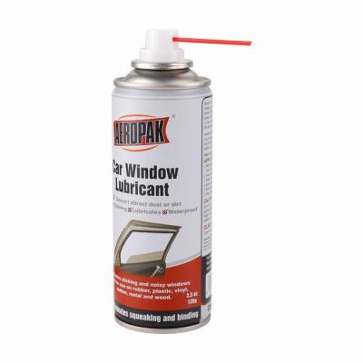 Chine Le lubrifiant de fenêtre de voiture de boîte de fer-blanc pulvérisent 200ml AEROPAK thermoplastique à vendre