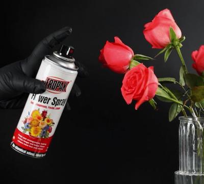 China Aeropak 200ml aerosol Spray Paint For Real Flowers In different Colors for sale