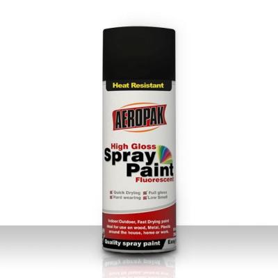 China Aeropak Car Care Products 400ml High Heat Resistant Paint 300 Degree For Engines for sale