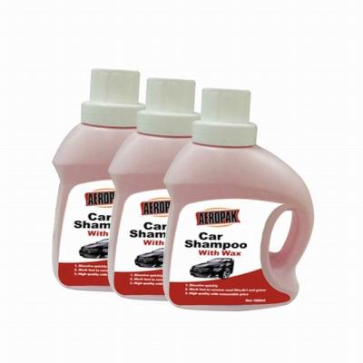 China Aeropak Car Wash Foam Shampoo With Polishing Wax Coat Car Care Cleaning Product for sale