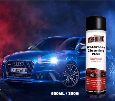 China 500ml Car Waterless Wash And Wax Spray Aeropak Car Care Products for sale