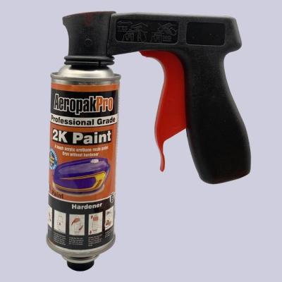China Aeropak Two Component Aerosol Spray Paint 2k Clear Coat Spray Paint Tinplate Can Te koop