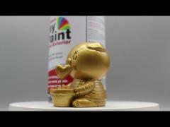 Aeropak High Gloss Gold Glitter Spray Paint Aerosol Gold Effect Paint