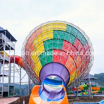 China                  Colorful Aqua Amusement Park Equipment Fiberglass Big Trumpet Water Slide              for sale