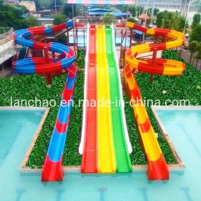 China Large Scale Combination Amusement Park Water Slide   For Adult for sale