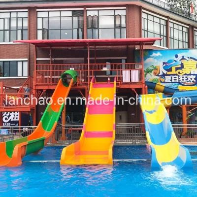 China Water Park Fiberglass Swimming Pool Slide Speed Spiral Tube Slide for sale