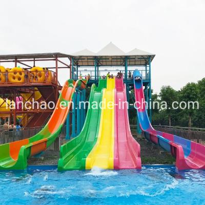 China Open Fiberglass Amusement Park Water Slide Tube For Aqua Park for sale