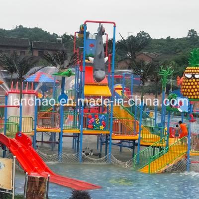 China Feature Fiberglass Water Park Playgrounds Water House For Water Park for sale