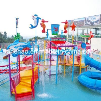 China Ocean Kids Splash Water Playground House   LANCHAO-WH04 18m*16m*8m for sale