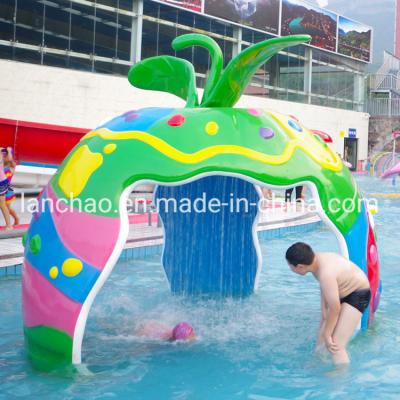China Fiberglass Apple Water Park Buckets House For Children Water Park for sale