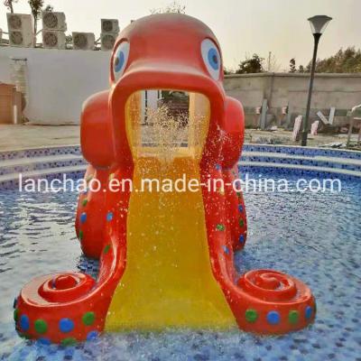 China Mini Octopus Water Park Buckets Slide For Water Theme Park for sale