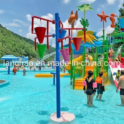 China Interesting  Water Park Tipping Bucket Playground With Small Water Games for sale