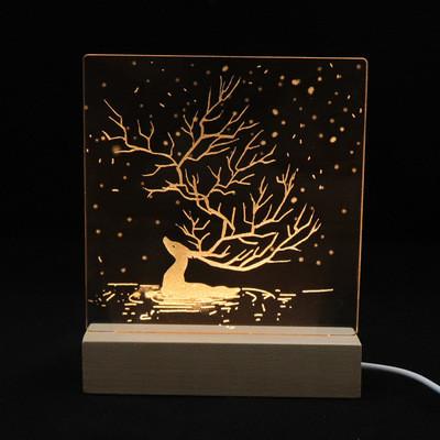 Quality Pastel Plexiglass Plastic Acrylic Sheet Night Light LED Writing Message Board for sale