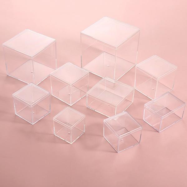 Quality OEM ISO9001 Compartment Acrylic Candy Favor Boxes For Wedding Packaging for sale