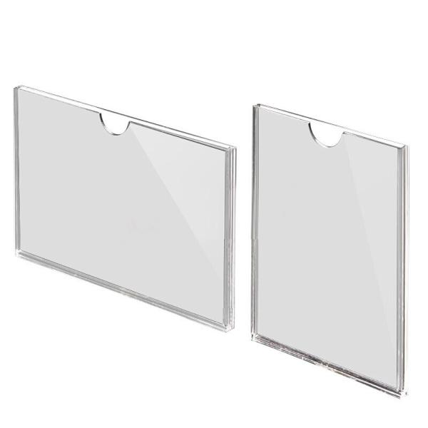 Quality Lightweight A3 Plastic Acrylic Sheet Data Display Sign Holder 5x7 for sale