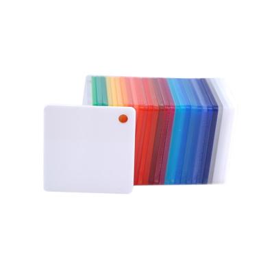Chine Polyméthylmétacrylate blanc acrylique plexiglas Perspex Panel couleur A4 sur mesure à vendre