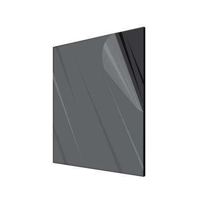 China Plata de acrílico negro PMMA opaco transparente resistente al desgaste para decoración de muebles de pared en venta