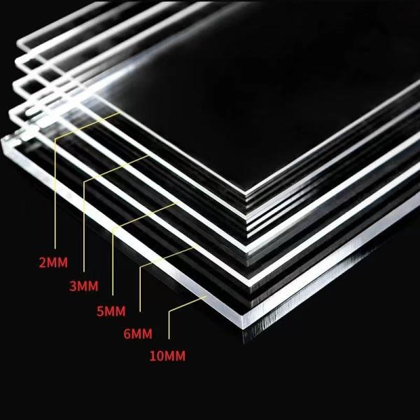 Quality Raw Lucite PMMA Clear Cast Frosted Acrylic Panels Glass Lightweight for sale