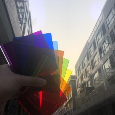 Chine Couleur 24 x 36 feuille acrylique glacée plexiglas mat pour lumière LED à vendre