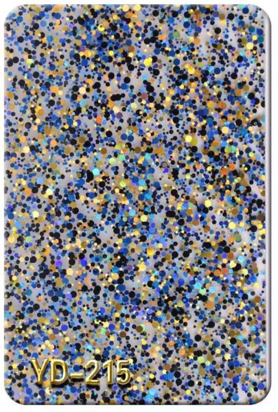 Quality Thin Plexiglass 2mm Acrylic Sheet Glitter Opaque For Charm for sale