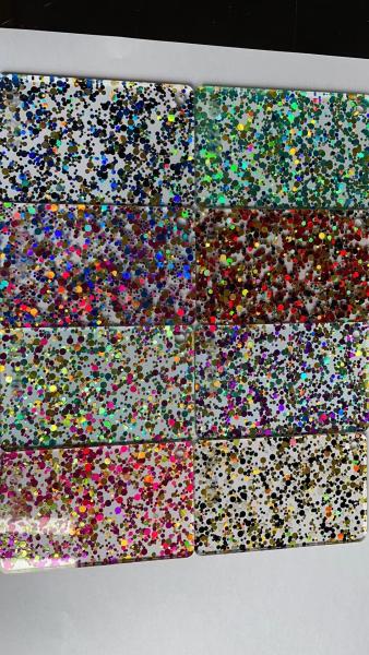 Quality Odm High Glossy Patterned Glitter Acrylic Sheet Plexiglass Panels for sale