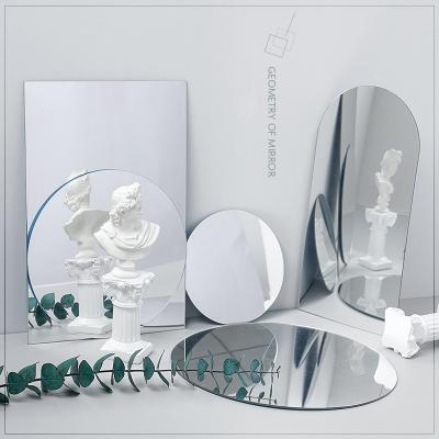 China Hexagonal Mirrored Plexiglass 4 X 8 Acrylic Mirror Sheet For Wall for sale