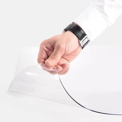 Chine Tissu de table à l'épreuve de l'huile 8x4 feuilles de PVC film super clair épaisseur 2 mm à vendre