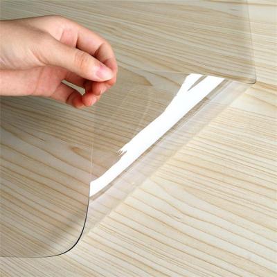 China Laminado de PVC duro transparente 8x4 paneles película transparente en venta