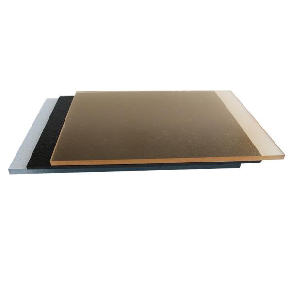 Quality OEM Polycarbonate Plastic Sheets Solid PC Hollow Sheet for Sunshade Roof Canopy for sale