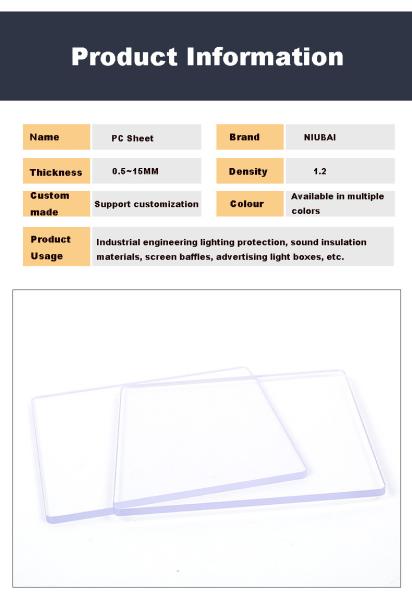 Quality Clear 6mm Twinwall Polycarbonate Plastic Sheets PC Board for Buliding Material for sale