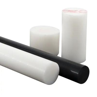 China Large HDPE PE Polyethylene Rods Extruded White Black for sale