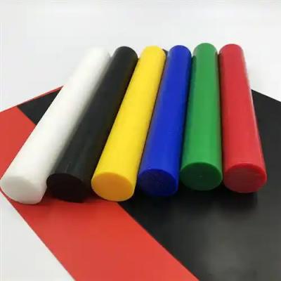 Chine 1 mm 5 mm 25 mm Nylon PVC Ronde Barre d'extrusion en plastique coulé naturel à vendre