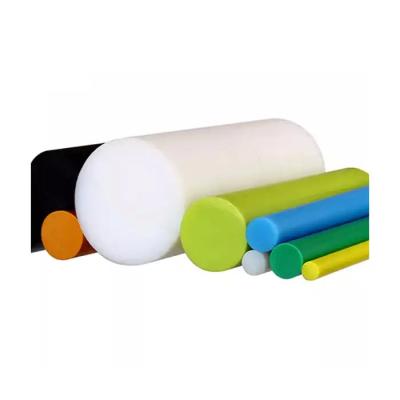 China Colorful Extruded UHMW PE Polyethylene Rods High Hardness High Performance for sale