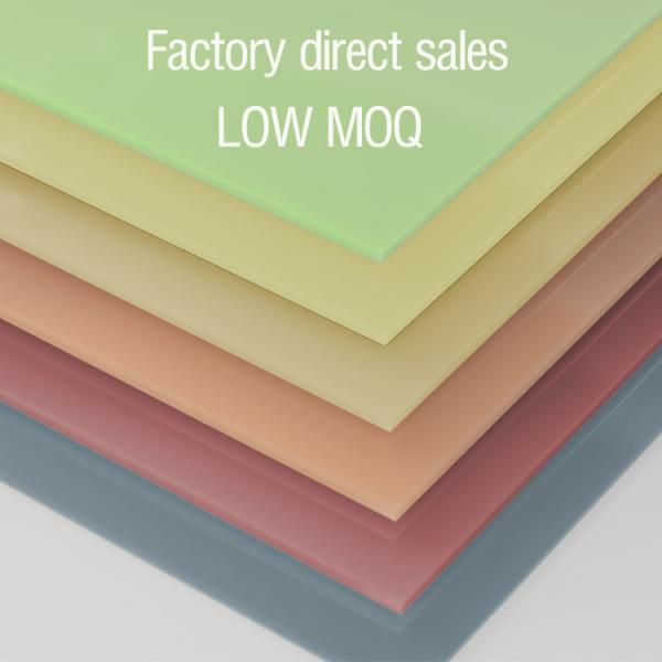 Quality Pastel Acrylic Blanks Coral Candy Rainbow Colour Sublimation Plexiglass Acrylic for sale