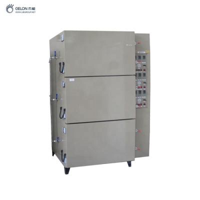 中国 機械生産Equipmenをする良質の真空槽の乾燥オーブンのフル セットの可動装置のポリマー リチウム イオン電池 販売のため